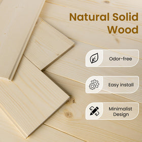 SMARTSTANDARD hardware kit close-up highlighting durable track system for smooth sliding