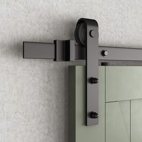SMARTSTANDARD J shape hanger close up in black finish