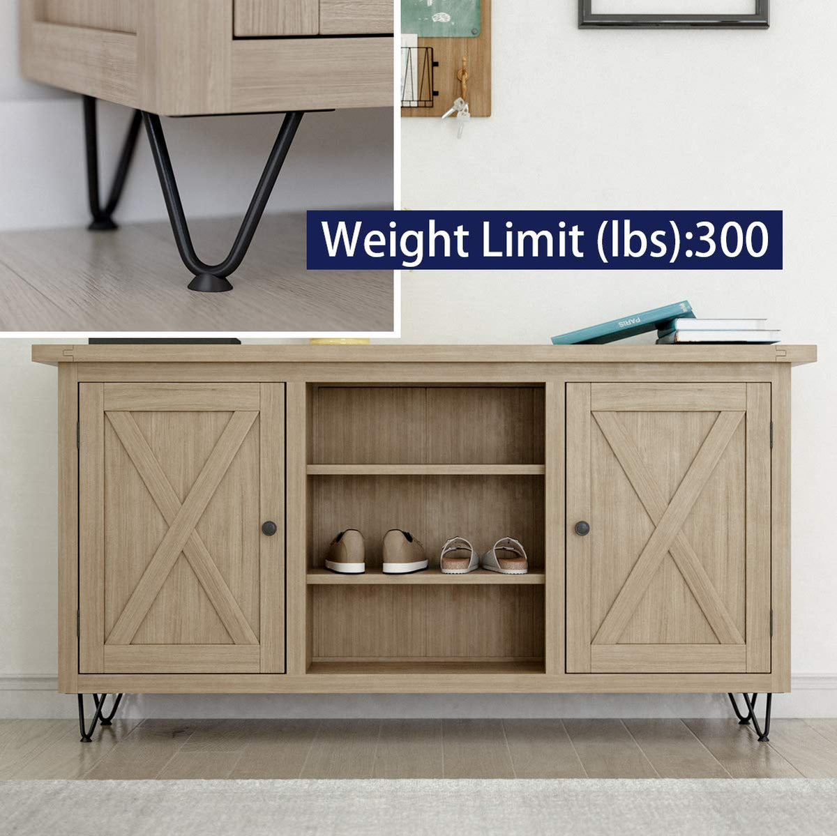 SMARTSTANDARD mid-century industrial look complements various furniture pieces