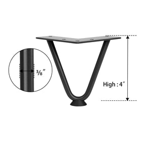 SMARTSTANDARD rubber floor protectors protect and stabilize furniture