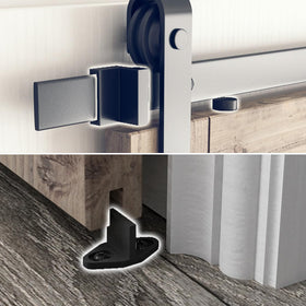 SMARTSTANDARD soft silent sliding roller demonstrates near-silent daily door movement.