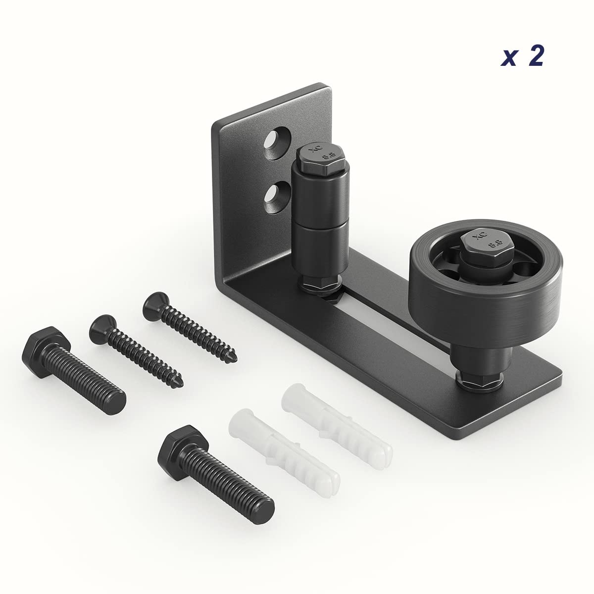 Solid steel and POM nylon construction for durable, long-lasting use.