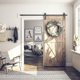 SMARTSTANDARD track system mounted on wall highlights space-saving design.