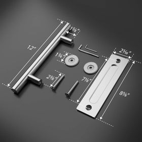 Suitable for interior or exterior doors, versatile installation options.