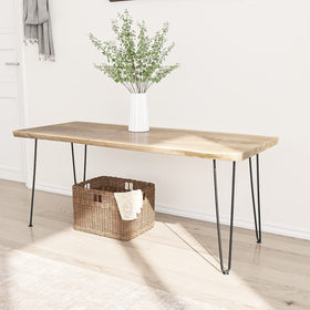 SMARTSTANDARD versatile mid-century look fits desks, coffee tables, and benches.