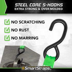 SMARTSTRAPS easy 15-second install saves time during load securing