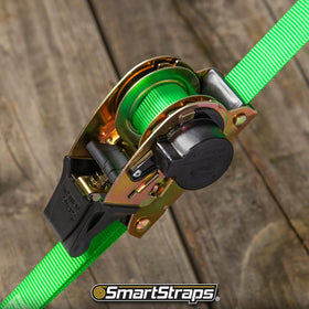 SMARTSTRAPS secure dirt bikes and ATVs with reliable, reusable tie-down performance