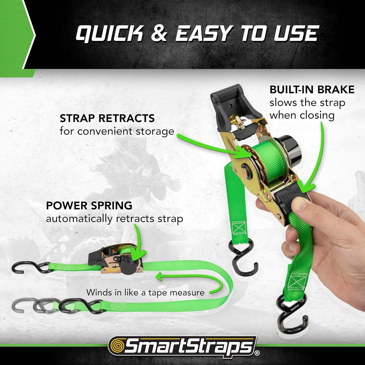 SMARTSTRAPS SmartWeb technology adds abrasion resistance to protect equipment