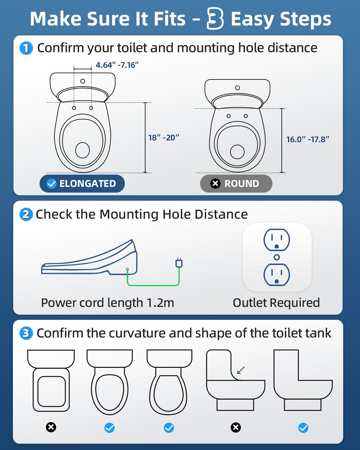 SmartWhale leak-proof water connection minimizes drips.