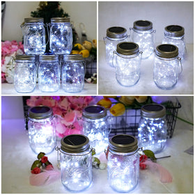 SmilingTown jars not included, ready to decorate with lids and hangers