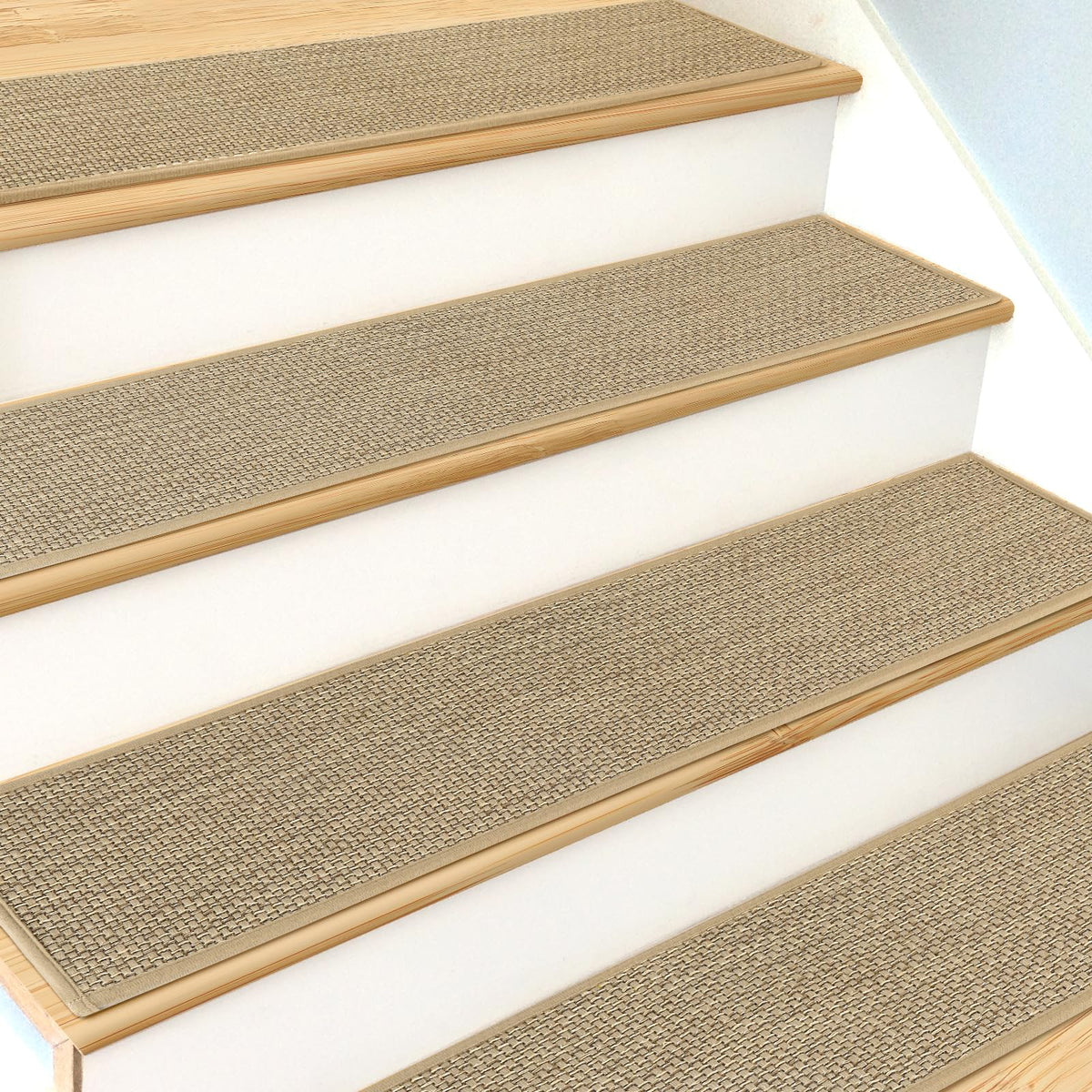 SMILOOL beige stair treads elevate home style