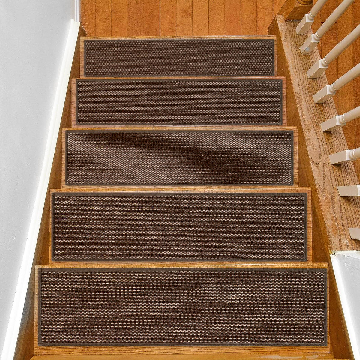 SMILOOL wide 9x36 inch treads fit many indoor stairs