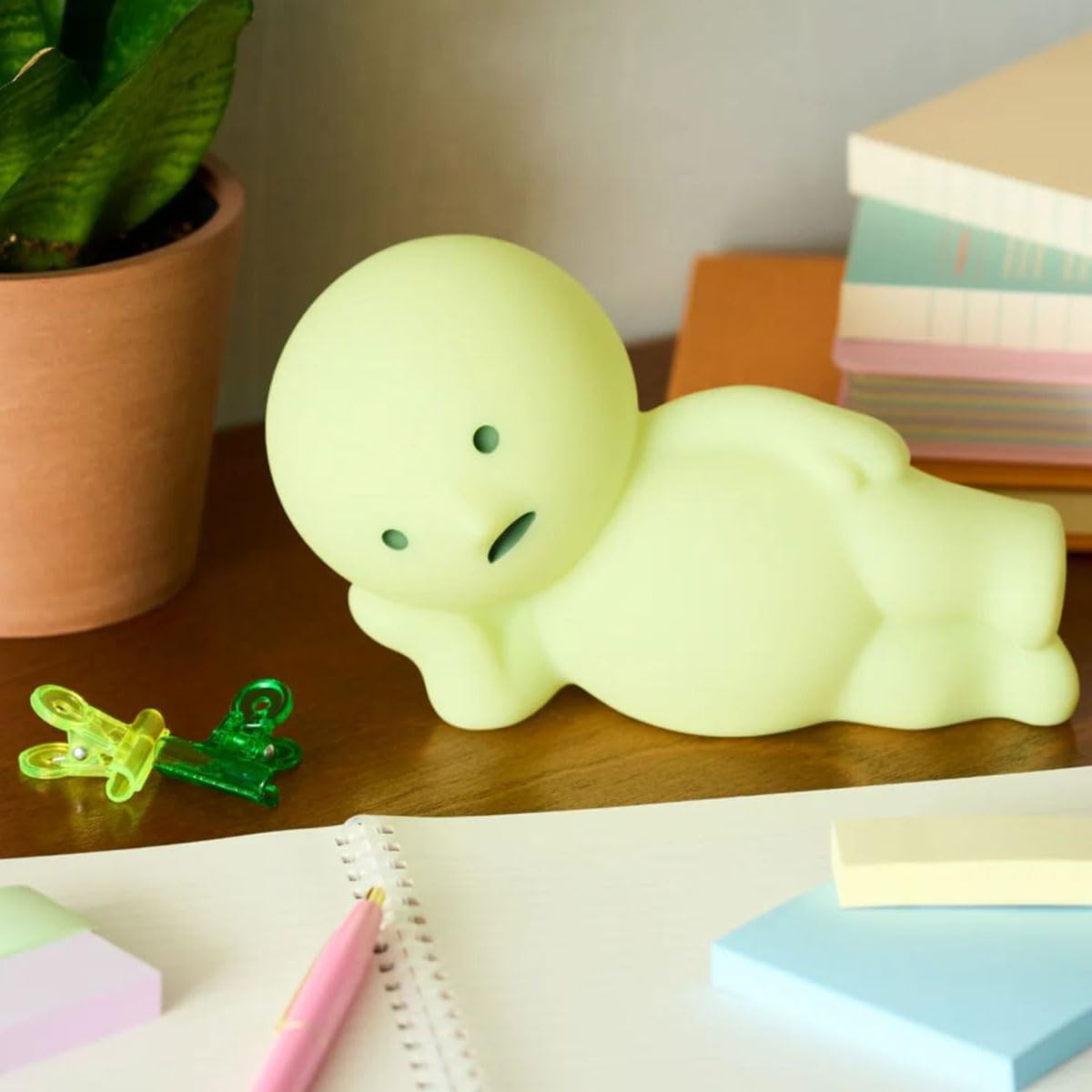 Smiski Dreams Touch Light Volume 2 compact size fits desks and shelves.