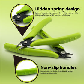 Smithology hidden springback design keeps the tool ready for quick, fatigue-free use.
