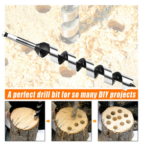 SMJXTOP deep flutes for fast chip removal and smooth bore edges