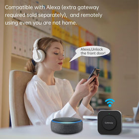 SMONET fingerprint sensor unlocks quickly when hands are full.