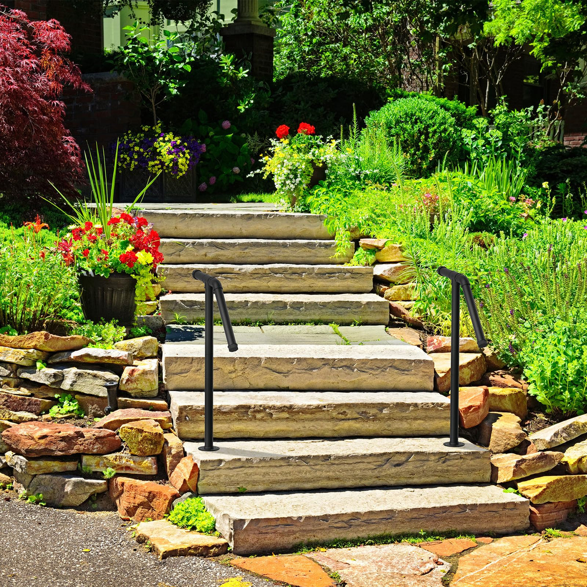 Smusei easy install hardware kit simplifies porch or garden setup.