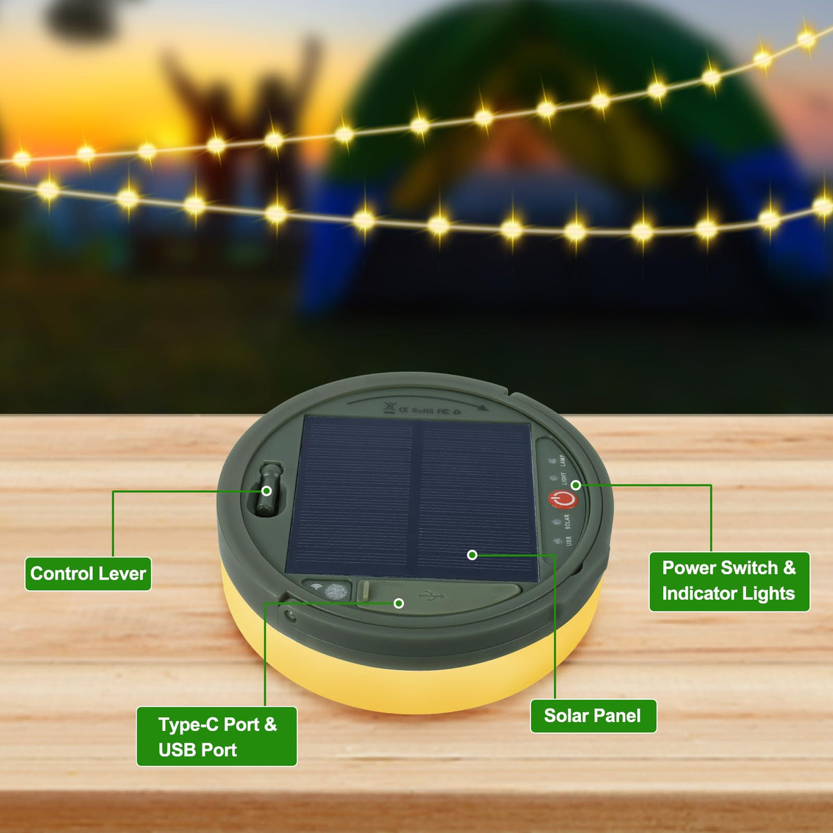 SMY Lighting timer options 4H/6H/8H for convenient scheduling