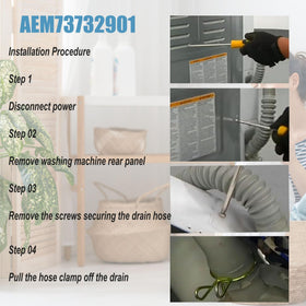 Included clamps and fittings support a ready-to-install setup.