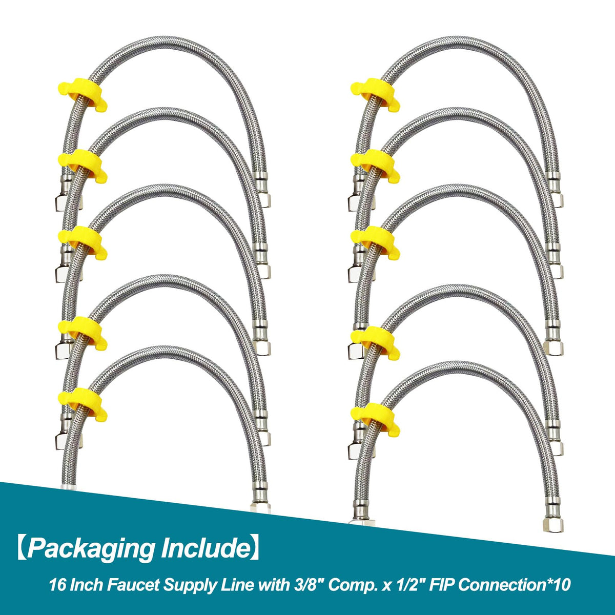 SMZTools universal compatibility 3/8 comp x 1/2 FIP ends for seamless fittings