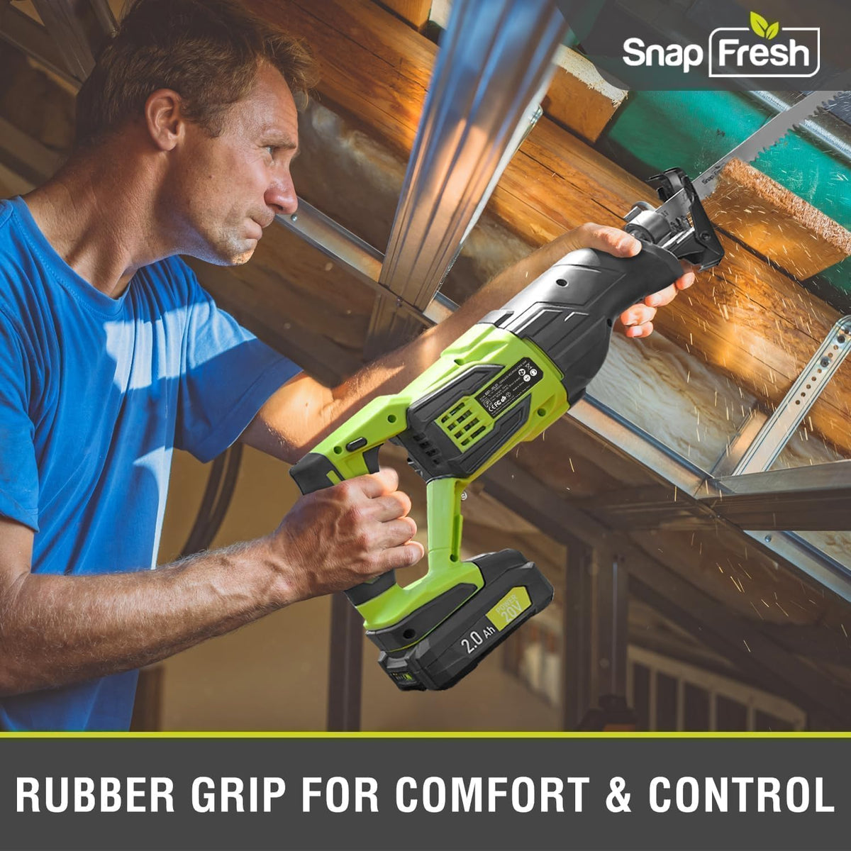 SnapFresh 1-hour fast charger included in kit