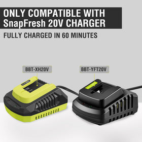 SnapFresh battery in use with cordless tools for smooth workflow.