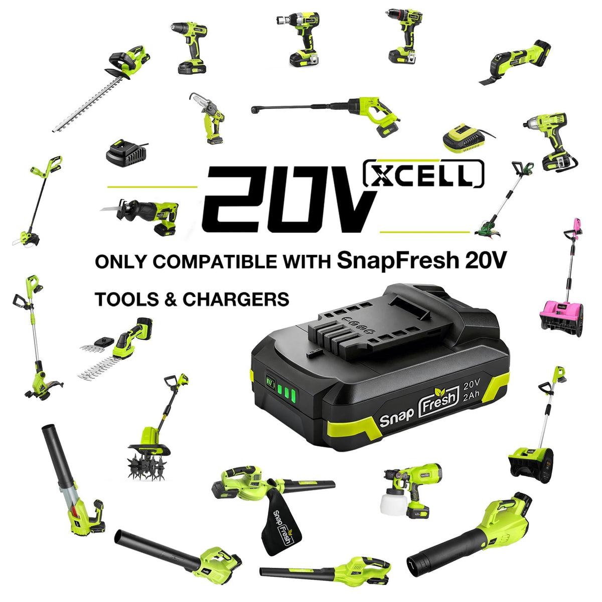 SnapFresh compact design offers balanced weight for longer use.