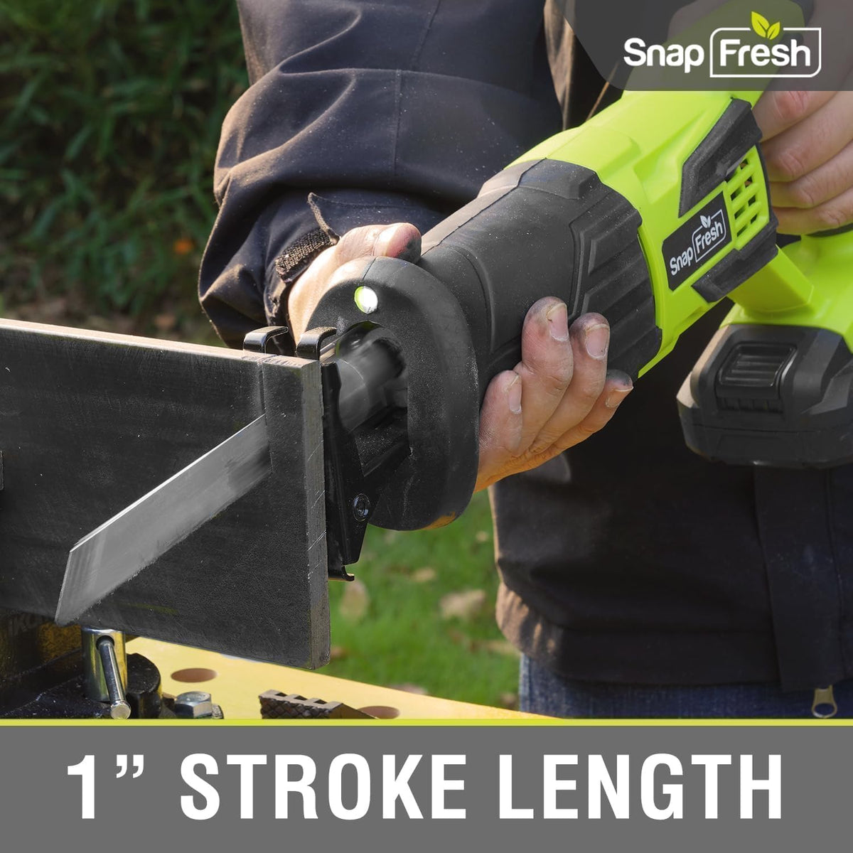 SnapFresh lightweight one-handed design shown for easy control
