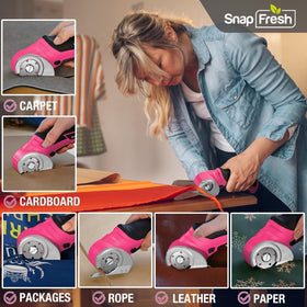 Vibrant pink design makes SnapFresh ideal for women’s DIY projects.