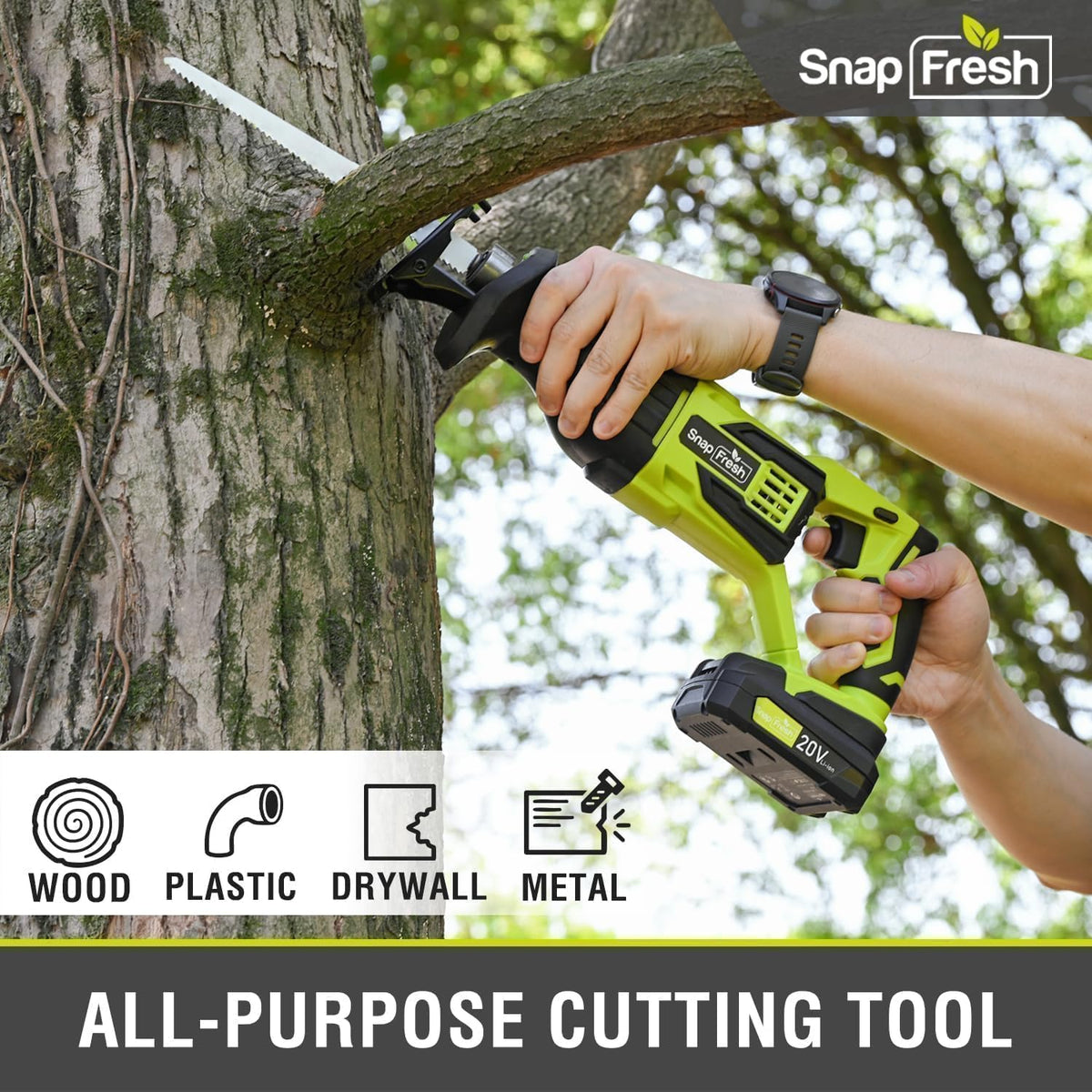 SnapFresh wood, metal, and PVC blades kit for versatile tasks