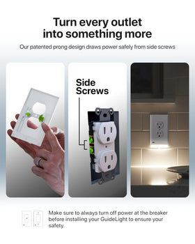 SnapPower GuideLight energy-efficient design costs under 10 cents per year to run.