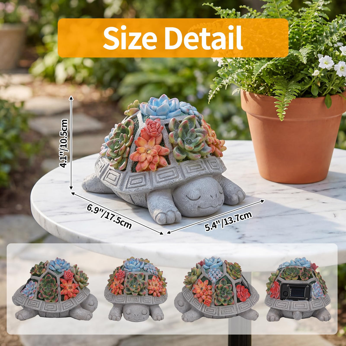 Snclriao outdoor turtle yard decor adds charm to garden spaces