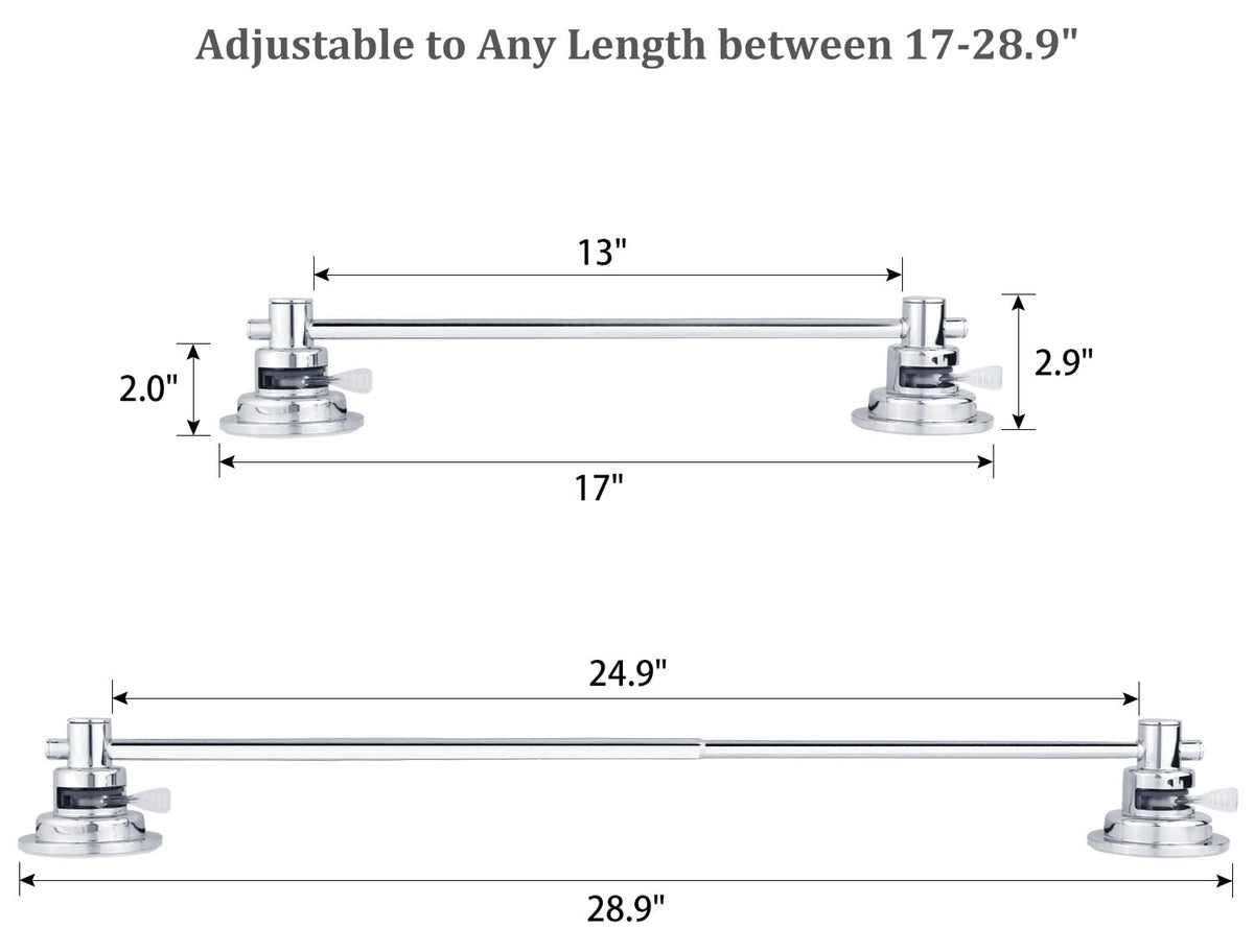 Sneatup easy-length adjustment demonstrated between fixtures