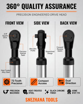 SNEZHANA 3-8-to-1-4 adapter angle demonstrates compact versatility in tight spots.
