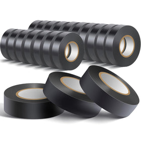 SNHOHIAK black electrical tape 3/4 inch by 60 ft roll for reliable wiring insulation