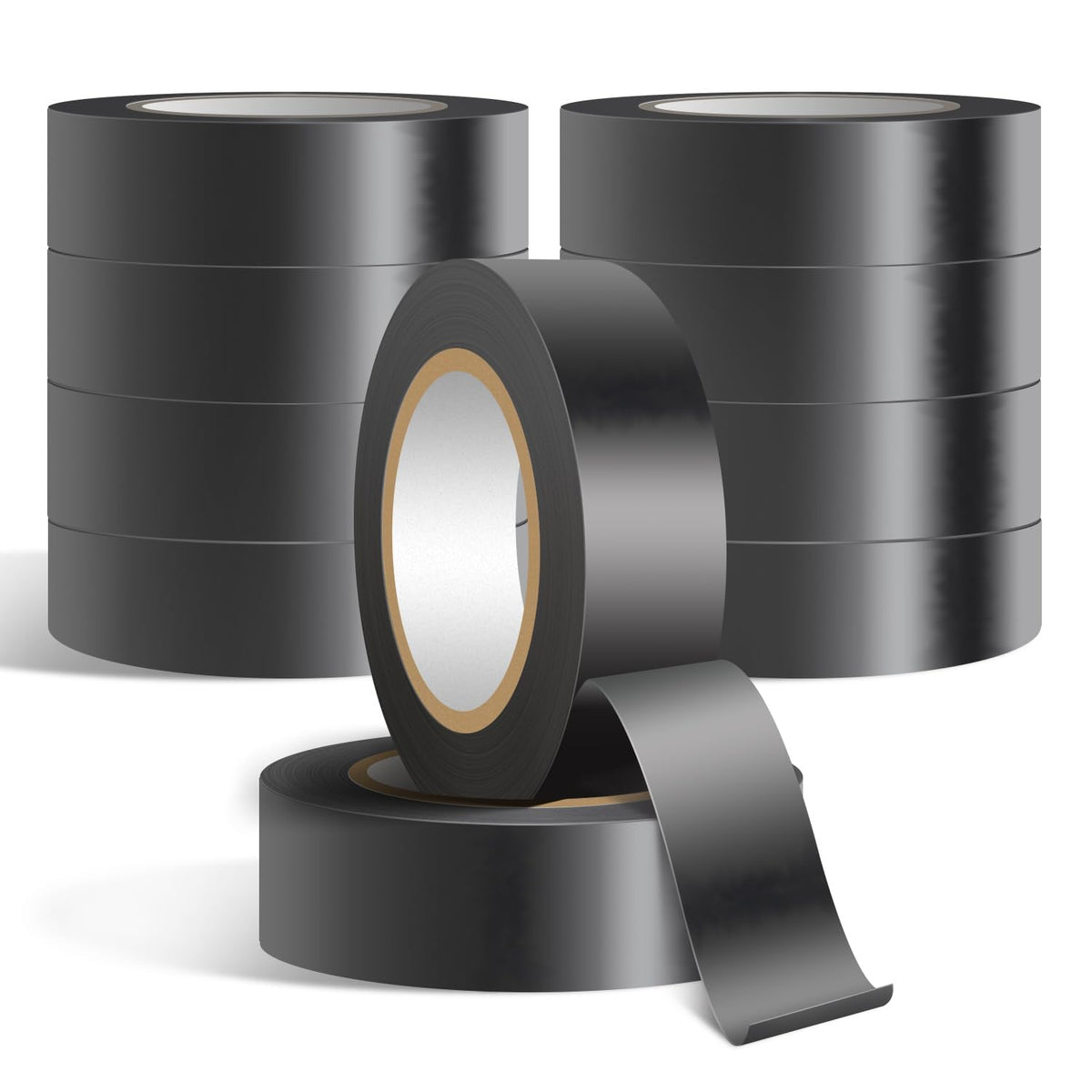 SNHOHIAK industrial-grade PVC tape closeup highlighting durable flame retardant properties