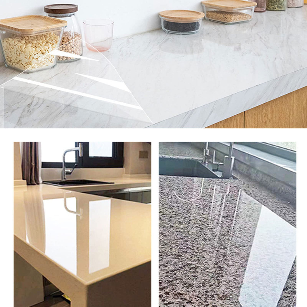 Snkxu Heat-resistant waterproof film helps prevent stains near stoves.