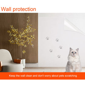 Snkxu Transparent kitchen film for shelves keeps surfaces clean and wipeable.