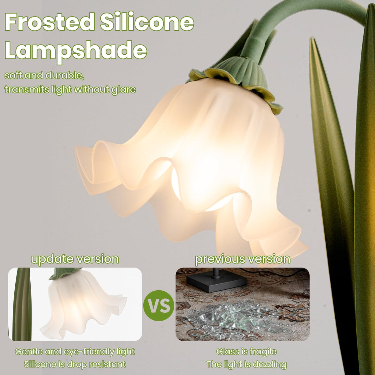 Snoslme sturdy base maintains lamp stability around kids and pets
