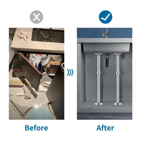 Snowtaros no-drilling installation lets you set up without countertop changes.