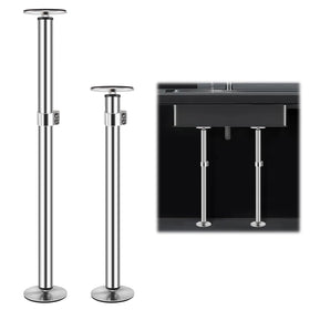 Snowtaros undermount sink brackets in stainless steel provide durable, wobble-free support.
