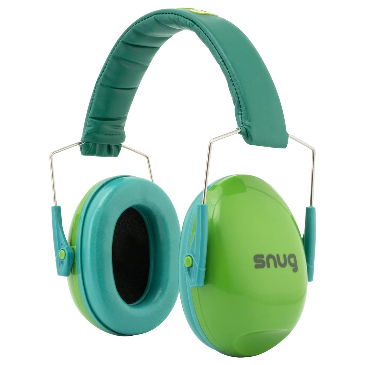 Snug Kids Earmuffs green lightweight construction for all-day wear