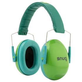 Snug Kids Earmuffs green lightweight construction for all-day wear