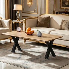 SNYXXOZ coffee table legs black finish detail complements industrial decor