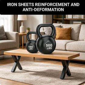 SNYXXOZ coffee table legs provide a sturdy base for benches and tables