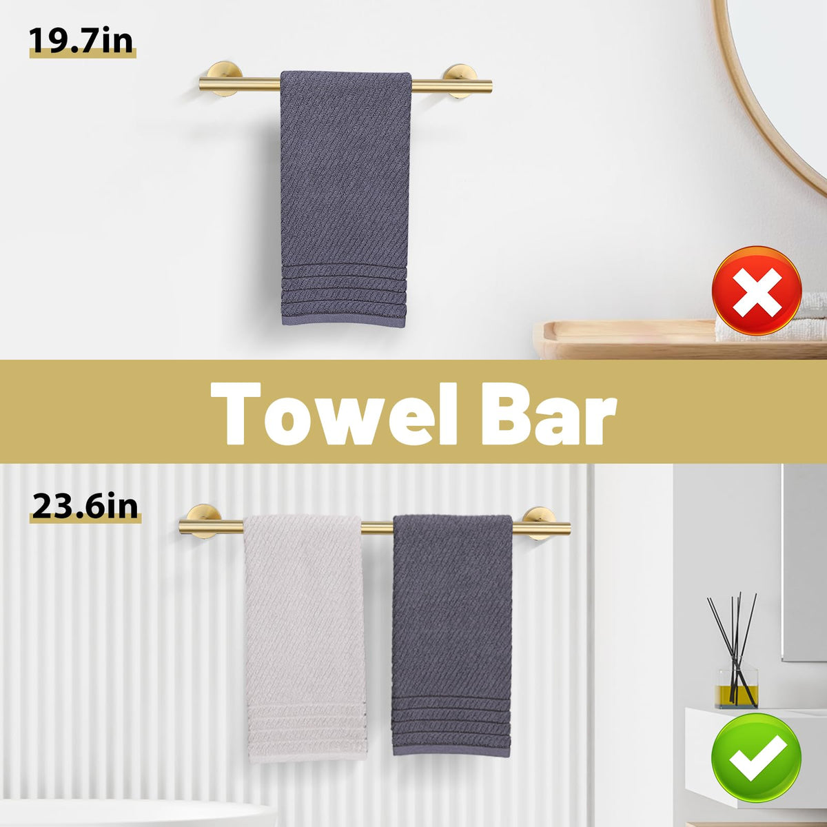 Soaez brushed gold toilet paper holder adds sleek storage.