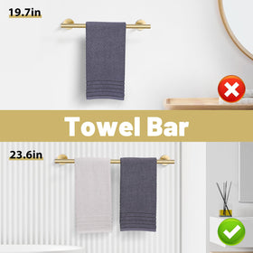 Soaez brushed gold toilet paper holder adds sleek storage.