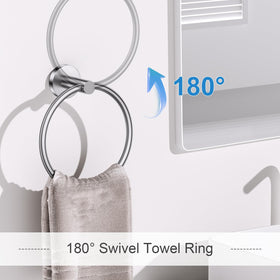 SOAEZ wall mount bracket components shown in durable SUS304 steel