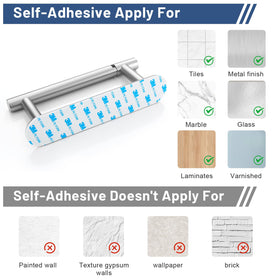 soaez easy adhesive setup sticks securely to clean surfaces