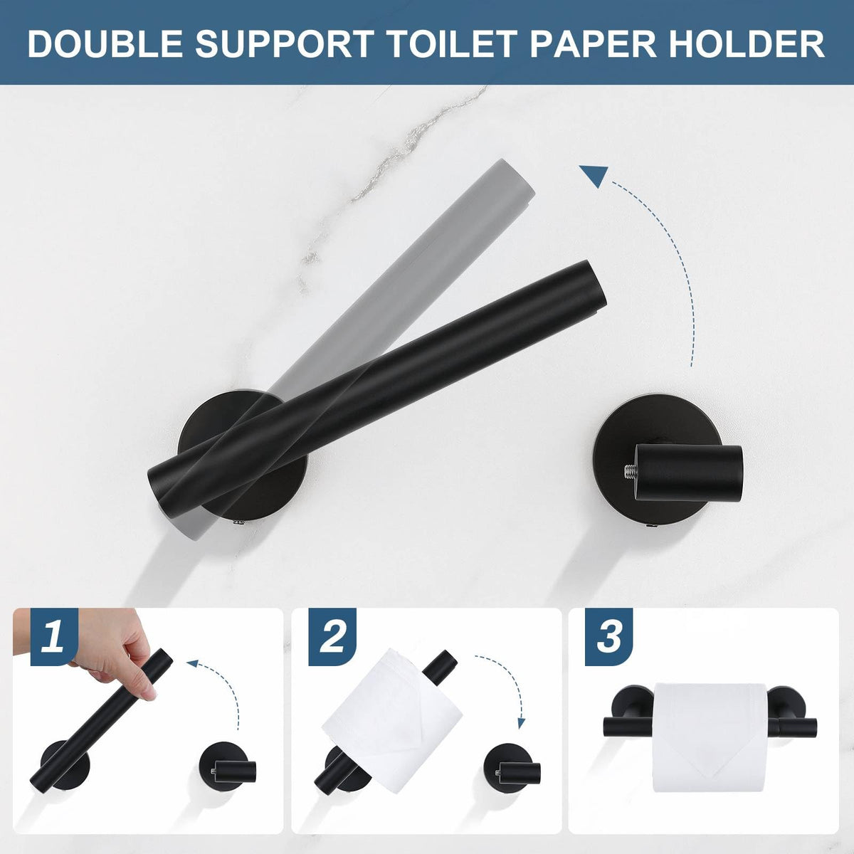 soaez towel ring in matte black adds convenient, accessible towel storage.